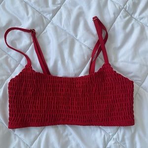 Mosmann Red Swim Top Size Xs